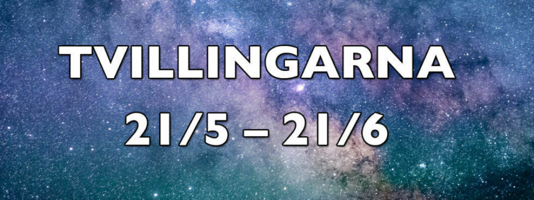 Veckans horoskop för tvillingarna v 35 2018
