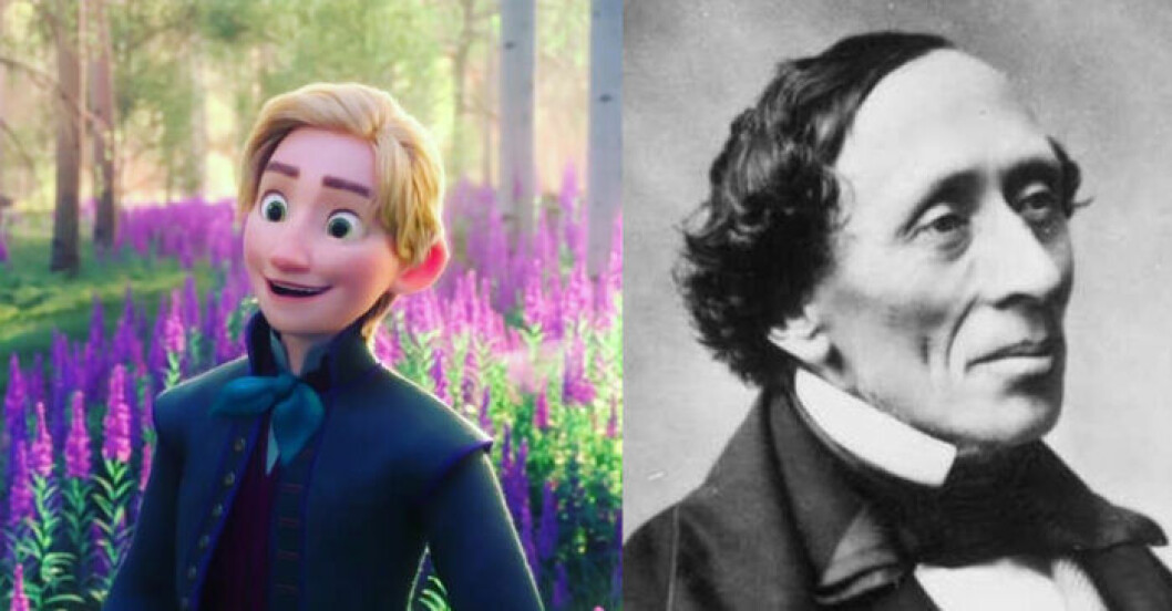 Kung Agnarr och hans nya favoritförfattare HC Andersen.