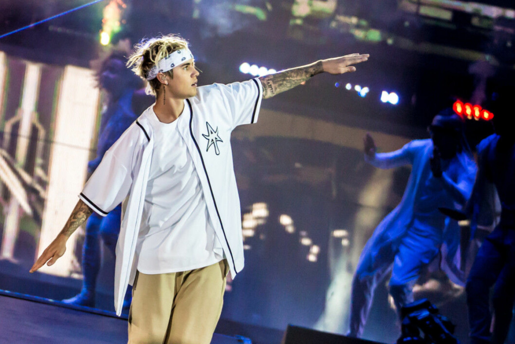 JUSTIN BIEBER performs in Michigan