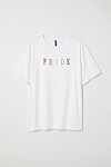 T-shirt, pride out loud.