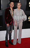 Evan Ross och Ashlee Simpson.