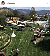 Kim Kardashian och Kanye West skapade Kidchella för sin dotter North. Bilden postades av mormor Kris Jenner på Instagram.