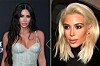 Kim Kardashian blekte håret 2017.