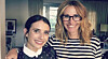 Emma Roberts med sin faster Julia Roberts.