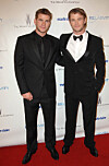 Liam och Chris Hemsworth på Golden Globe Awards, 2011.