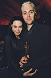 Angelina Jolie och James Haven på Oscarsgalan, 2000.
