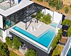 En ”infinity pool” som det kallas, med utsikt över staden.