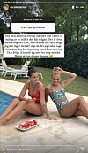 Nicole Falciani och Hanna Schönberg för ett par år sedan.