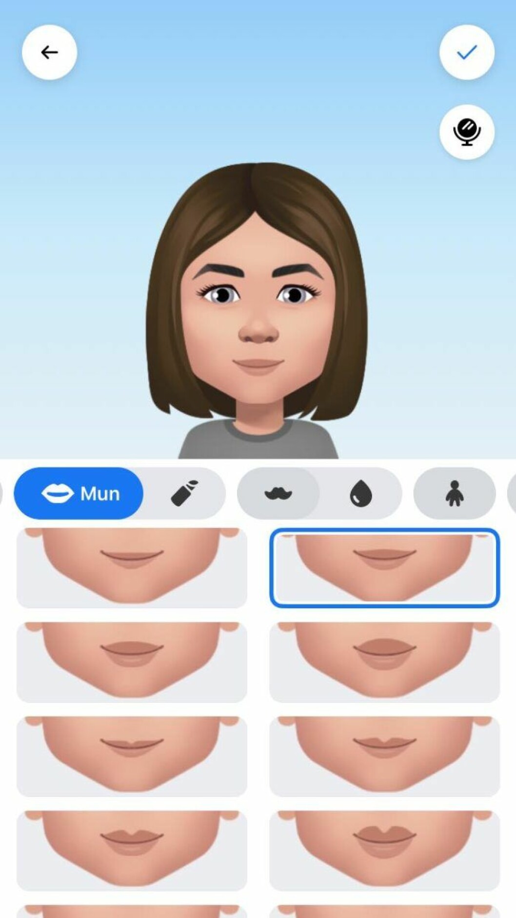 Facebook ny funktion avatar emoji