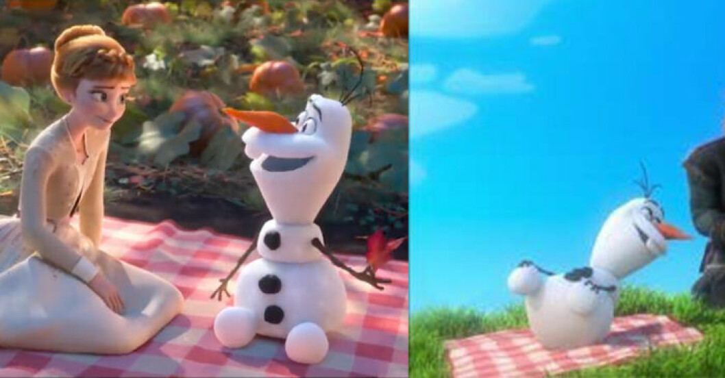 Olof har sparat sin picnicfilt.