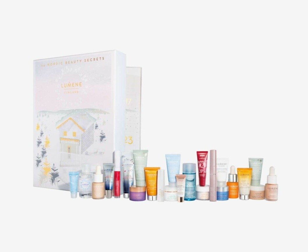 Adventskalender med smink till julen 2019 från Lumene