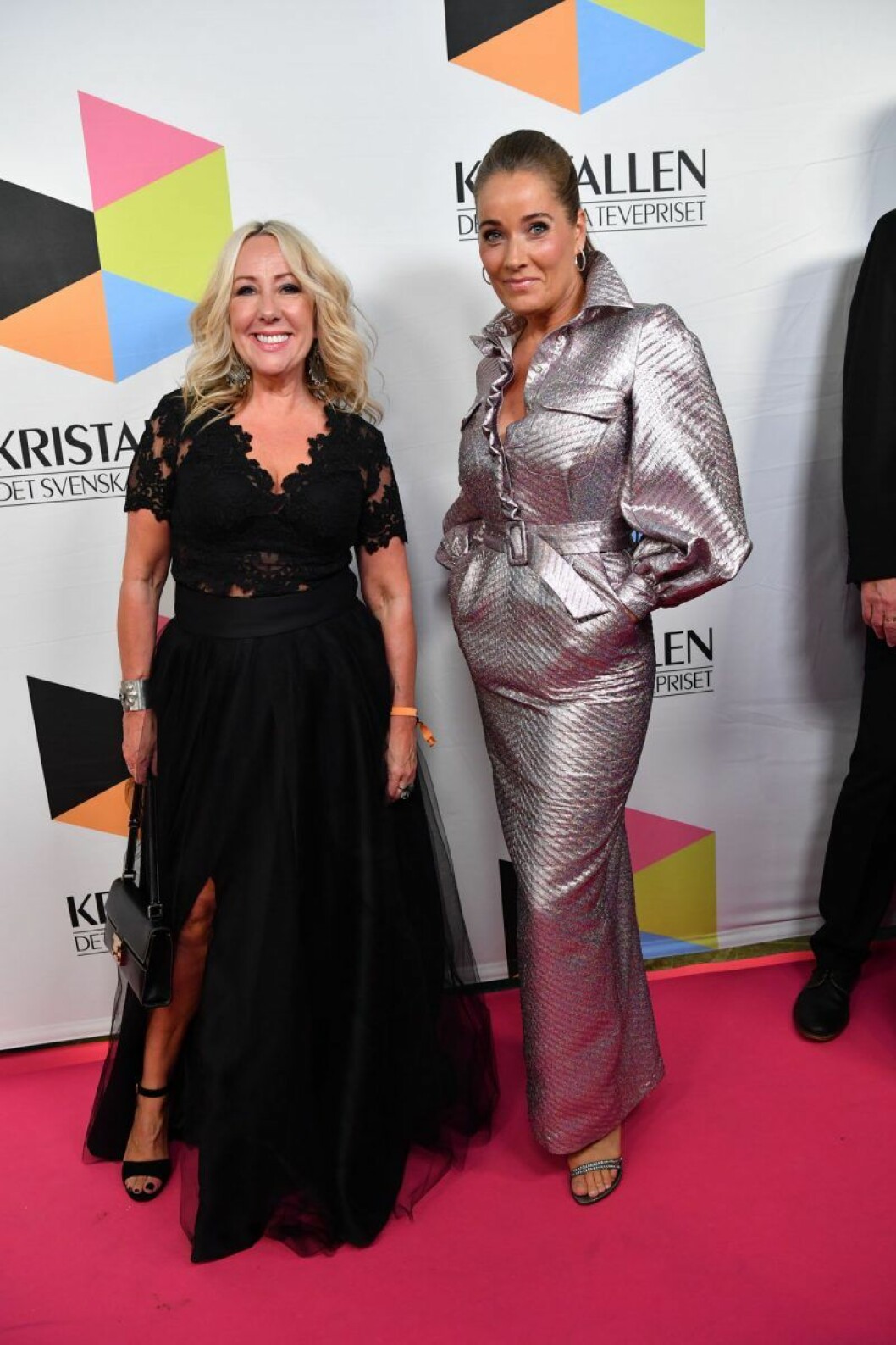 Agneta Sjödin med sällskap. Agneta Sjödin med sällskap på Kristallen 2019