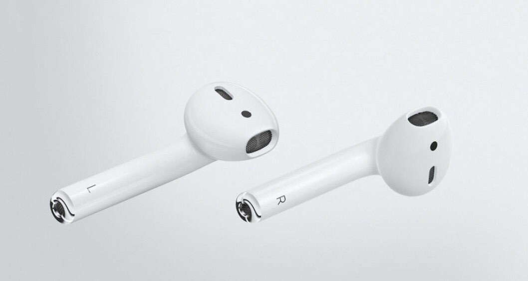 AirPods är Iphones nya trådlösa hörlurar. airpods