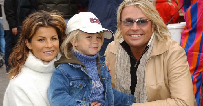 Amadeus tillsammans med Carola och Runar 2003