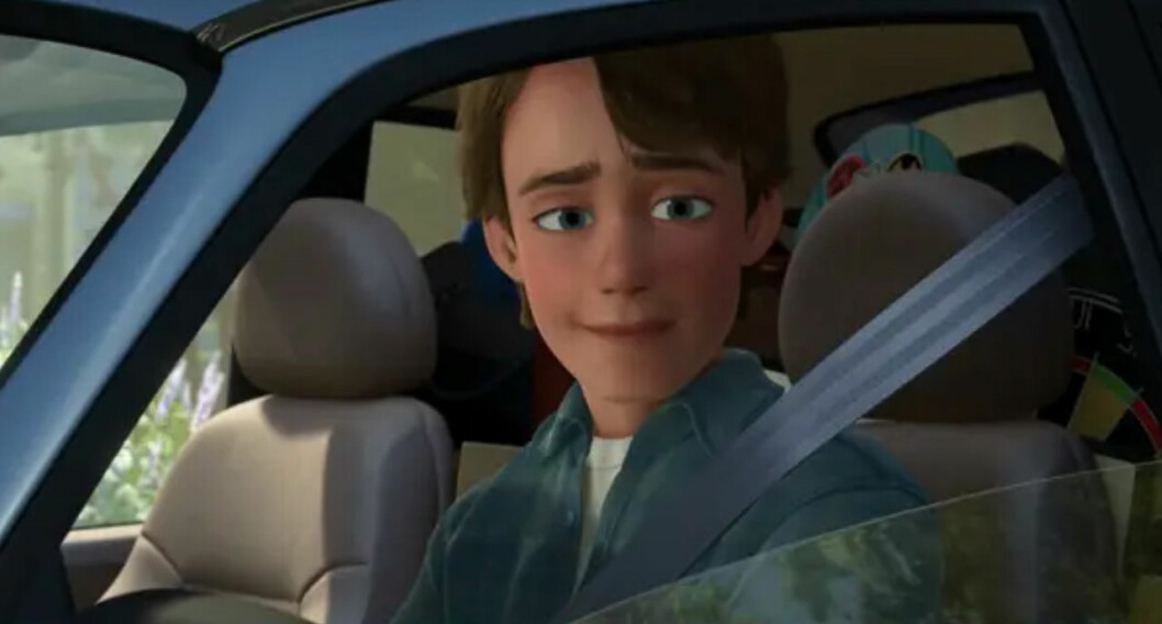 Andy i bilen