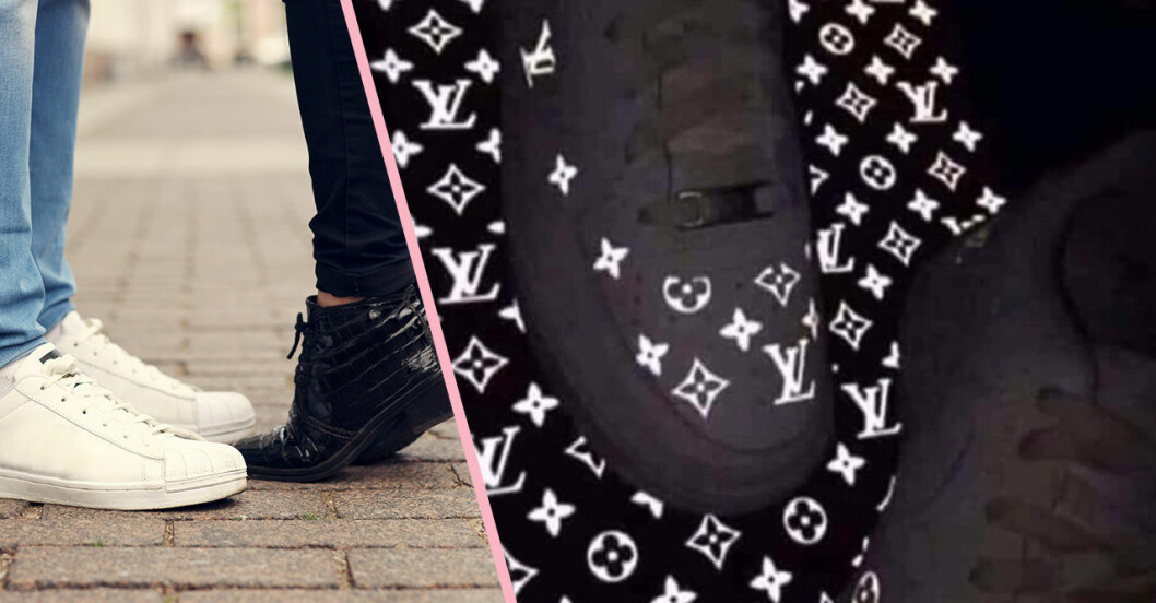 Är Louis Vuitton-skorna svarta eller vita?
