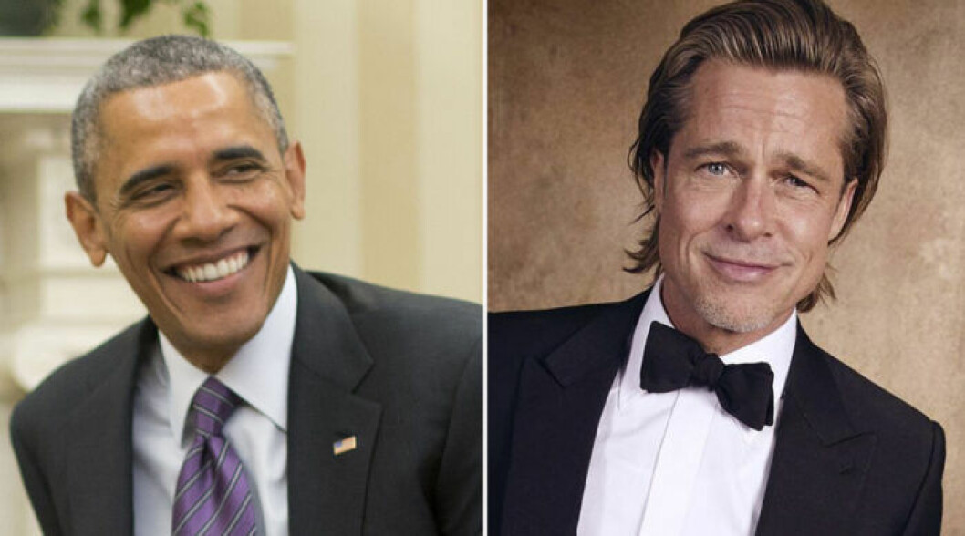 Barack Obama och Brad Pitt lär vara avlägsna kusiner. barack obama brad pitt