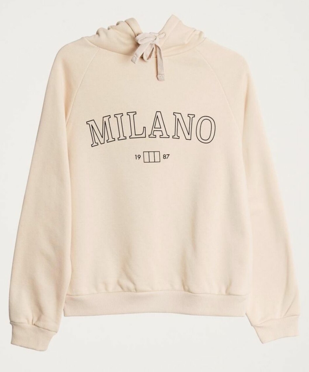 Beige hoodie till våren 2019
