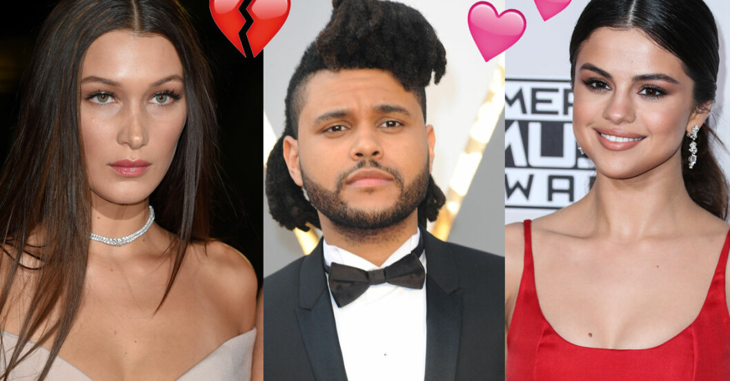 Bella Hadid avföljde Selena Gomez efter kyssen med The Weeknd