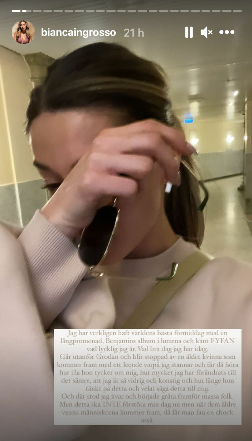 Bianca Ingrossos inlägg. Bianca Ingrossos inlägg.