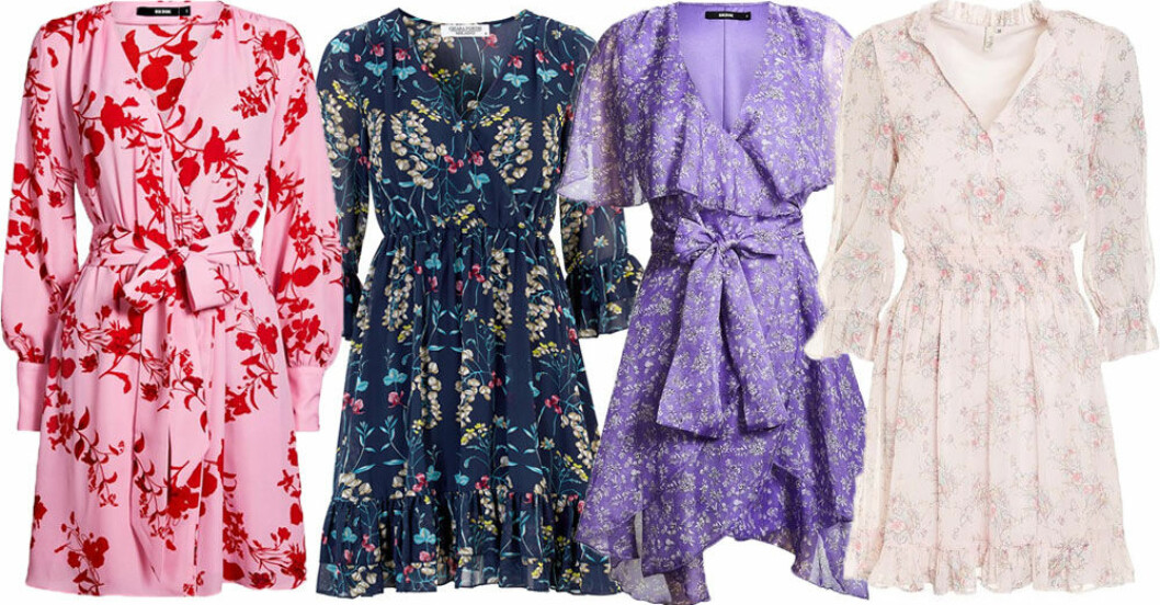 15 blommiga klänningar att bära i sommar