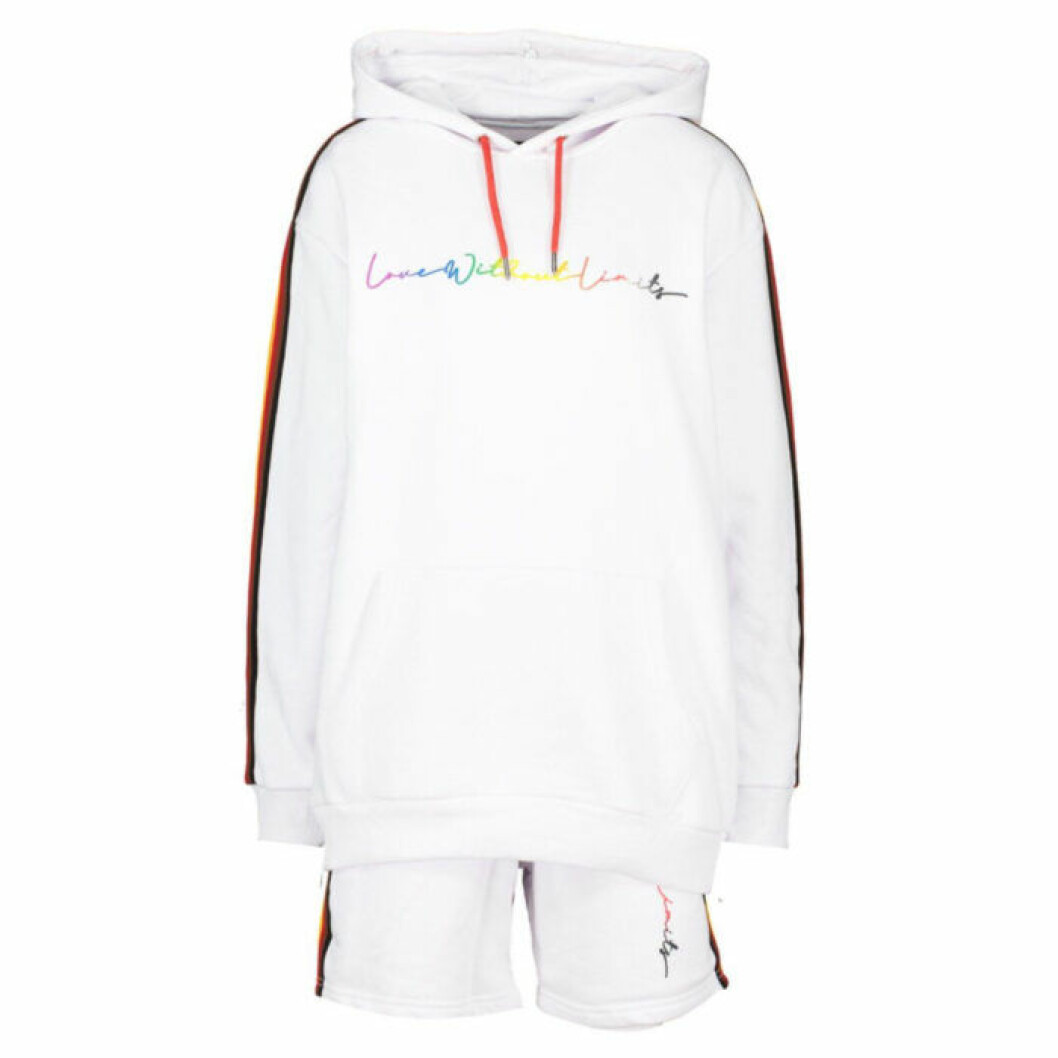 Set med hoodie och shorts