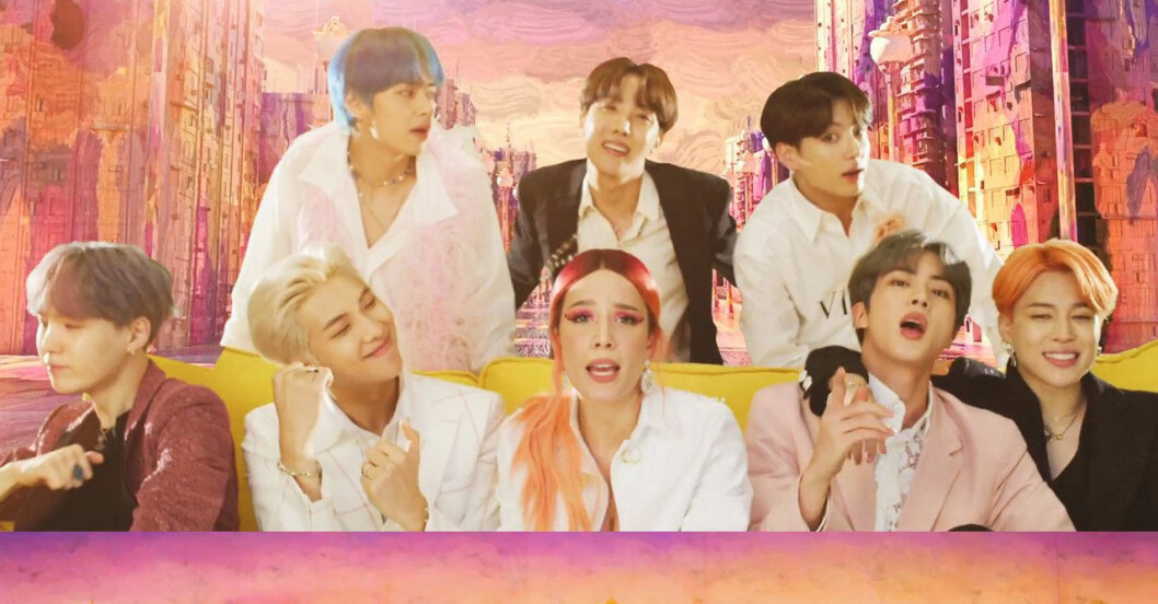 Boy with luv, ft Halsey