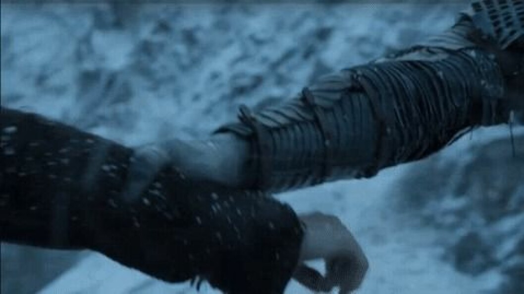 En bild på karaktärerna Bran Stark och Nattkungen från tv-serien Game of Thrones.