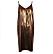 bronze metallic klänning slip