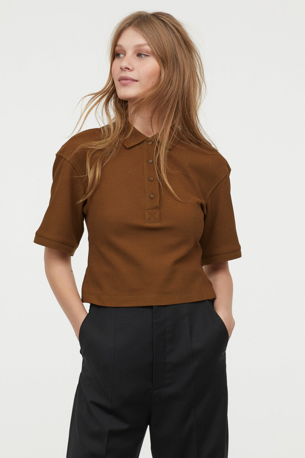 Brun pikétopp från H&M studios