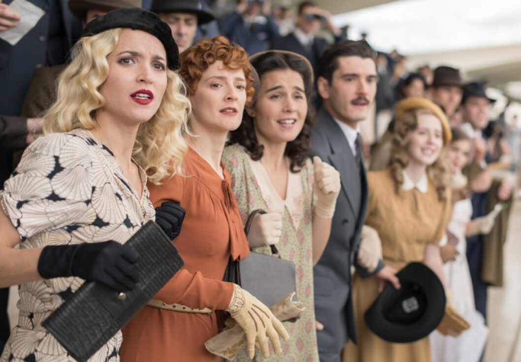 Säsong 6 av <em>Cable Girls</em> har premiär på Netflix den 3 juli. En bild från tv-serien Cable Girls på Netflix.