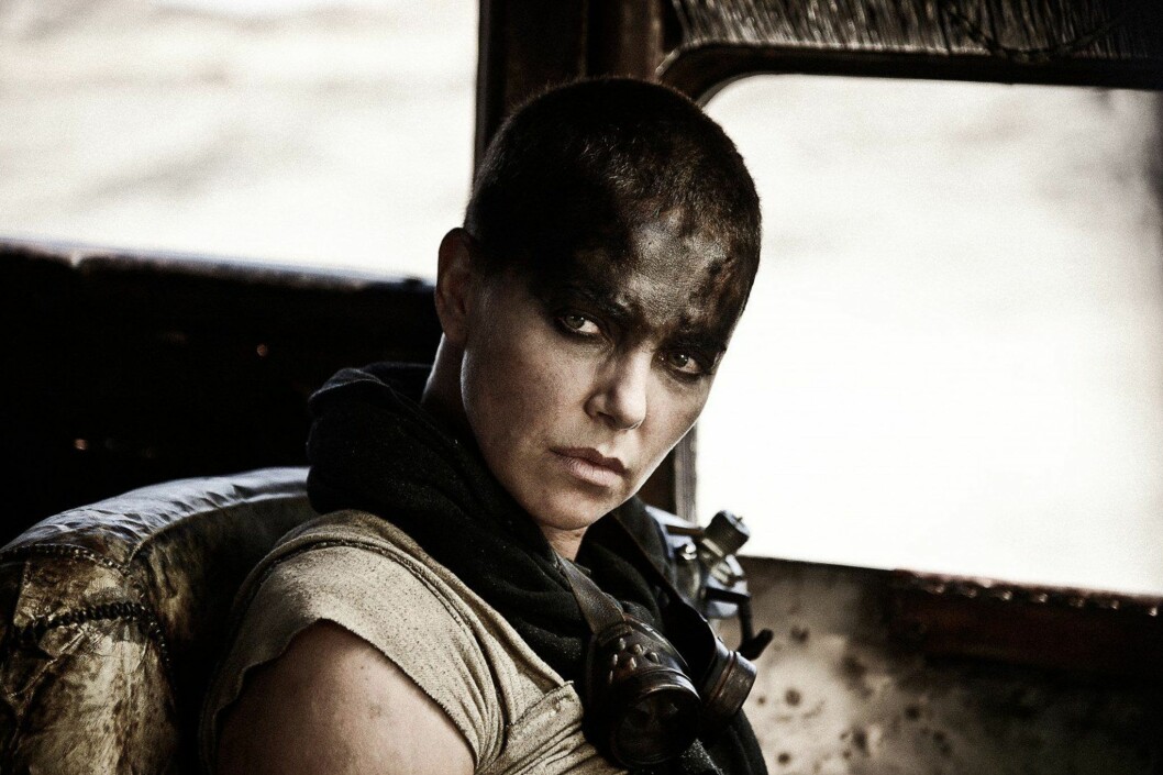 Actionhjälten Charlize Theron i <em>Mad Max: Fury Road</em>. Charlize Theron