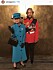 Chrissy Teigen och John Legend som drottning Elizabeth och prins Philip