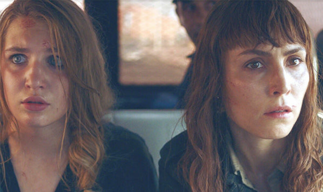 Noomi Rapace medverkar i filmen ”Close” som du kan se på Netflix. En bild på Noomi Rapace som medverkar i filmen