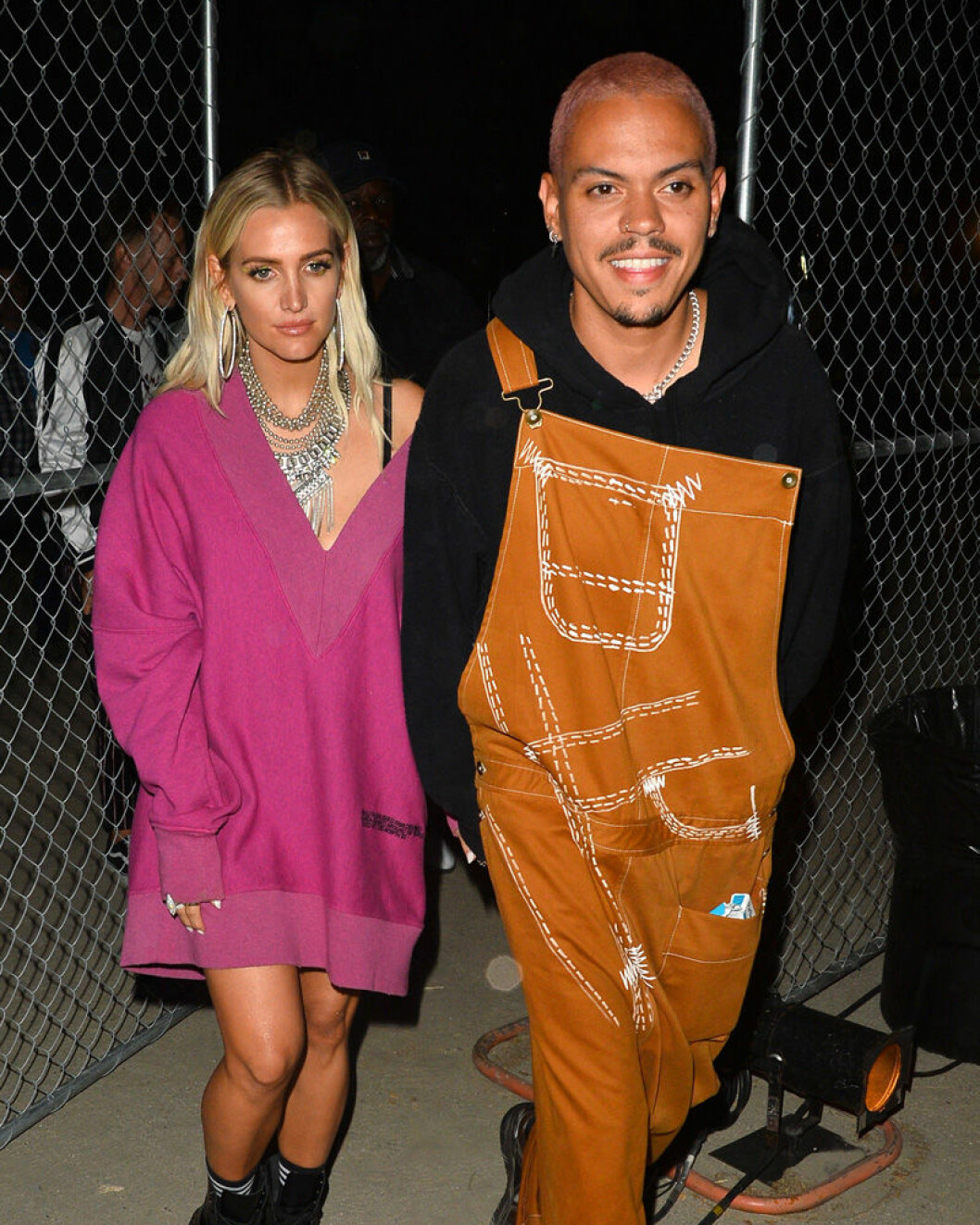 Ashlee Simpson och Evan Ross andra dagen på Coachella. Foto: TT Ashlee Simpson och Evan Ross på Coachella.