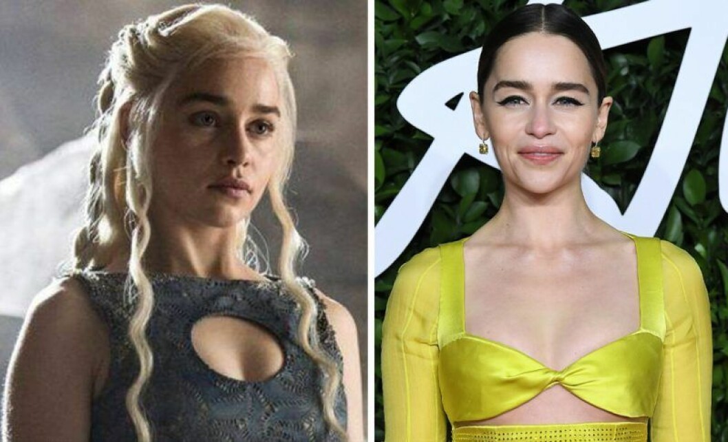 Daenerys Targaryen spelas av Emilia Clarke. Daenerys Targaryen och Emilia Clarke