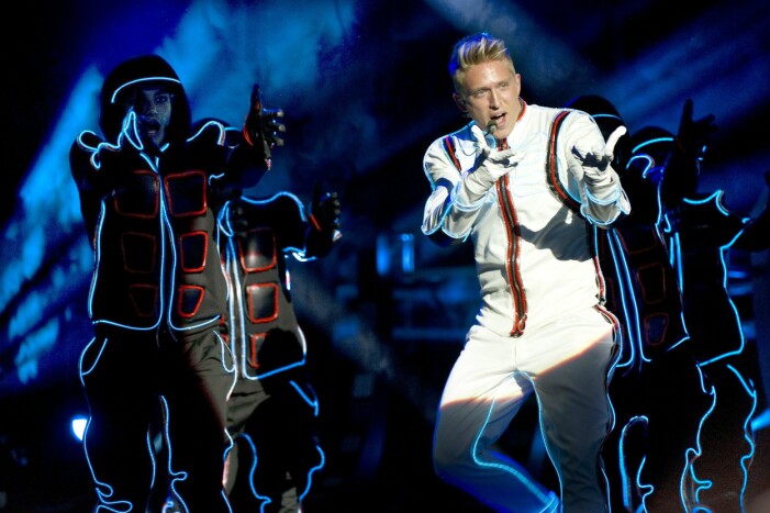 Danny Saucedo i Mello 2012.