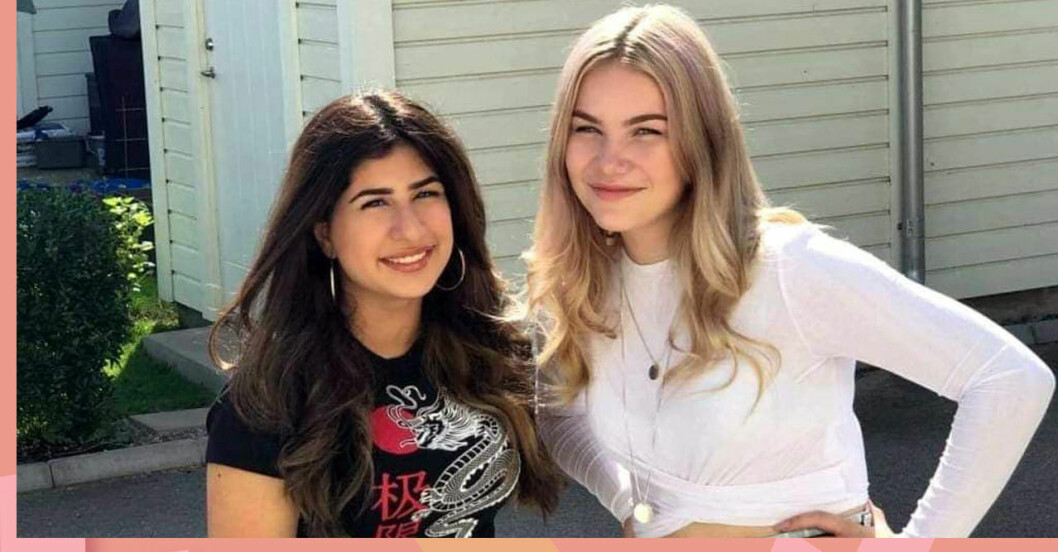 Donya Karimi och Hilma Österström.