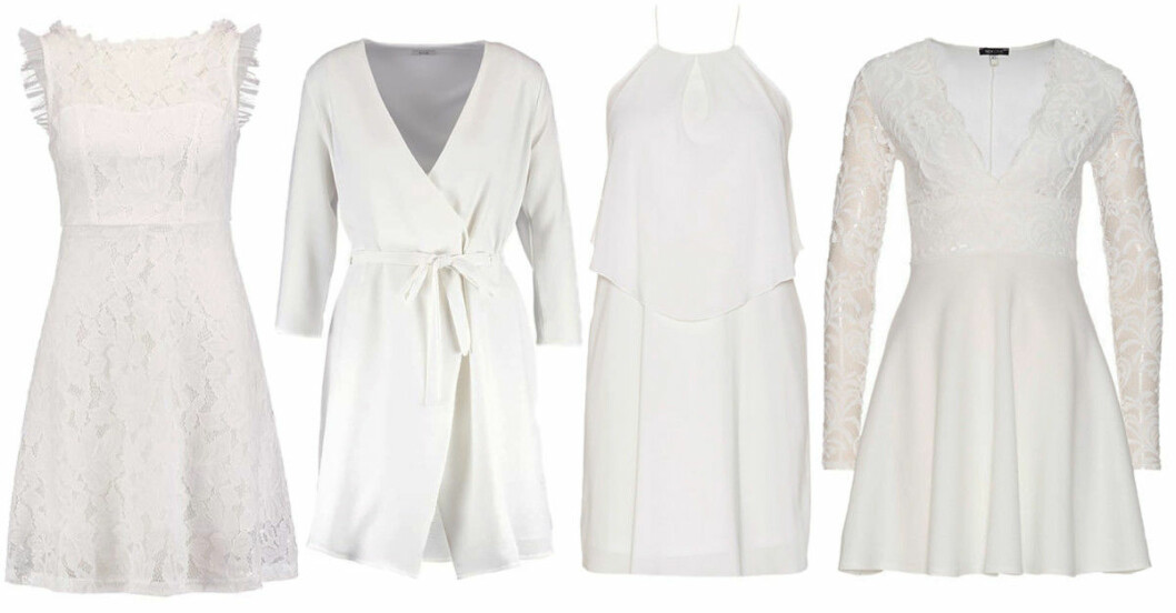 12 vita klänningar till sommaren