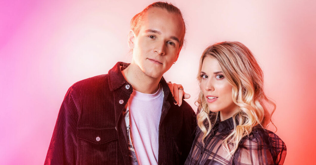 Ellen Benediktson och Simon Peyron melodifetivalen 2020 tt