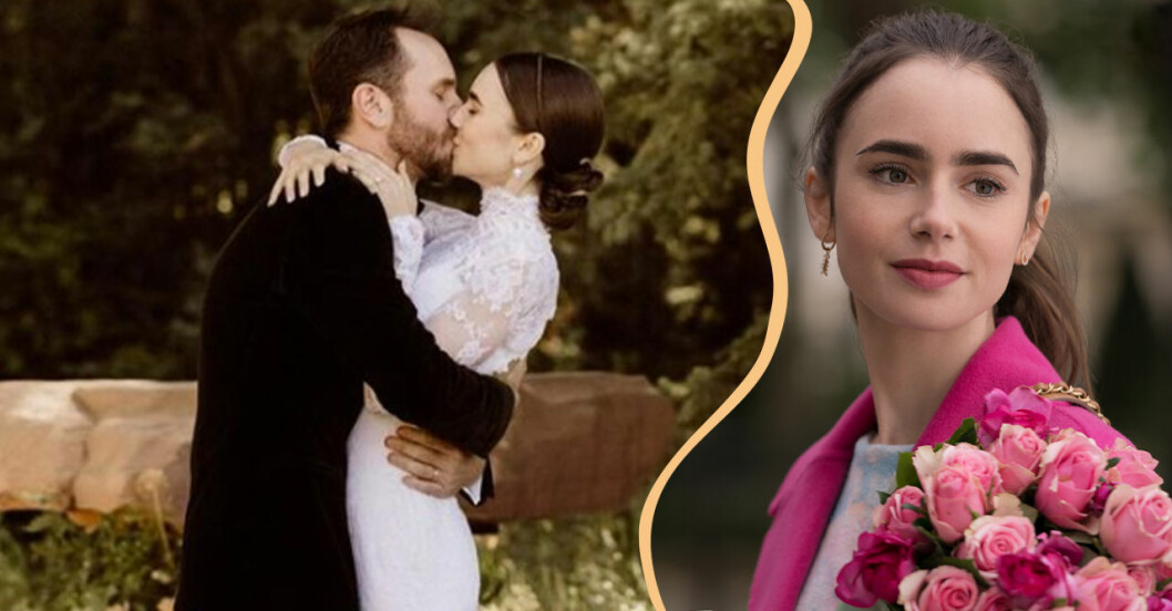 Lily Collins har gift sig – allt om bröllopet med filmregissören