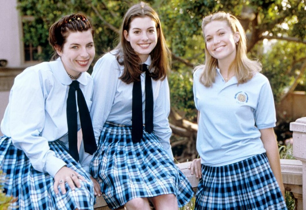 Heather Matarazzo, Anne Hathaway och Mandy Moore. Mandy Moore, Anne Hathaway och Heather Matarazzo