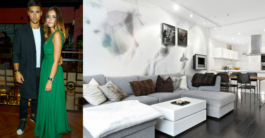Eric Saade och Nicole Falciani säljer sin lägenhet – se bilderna här