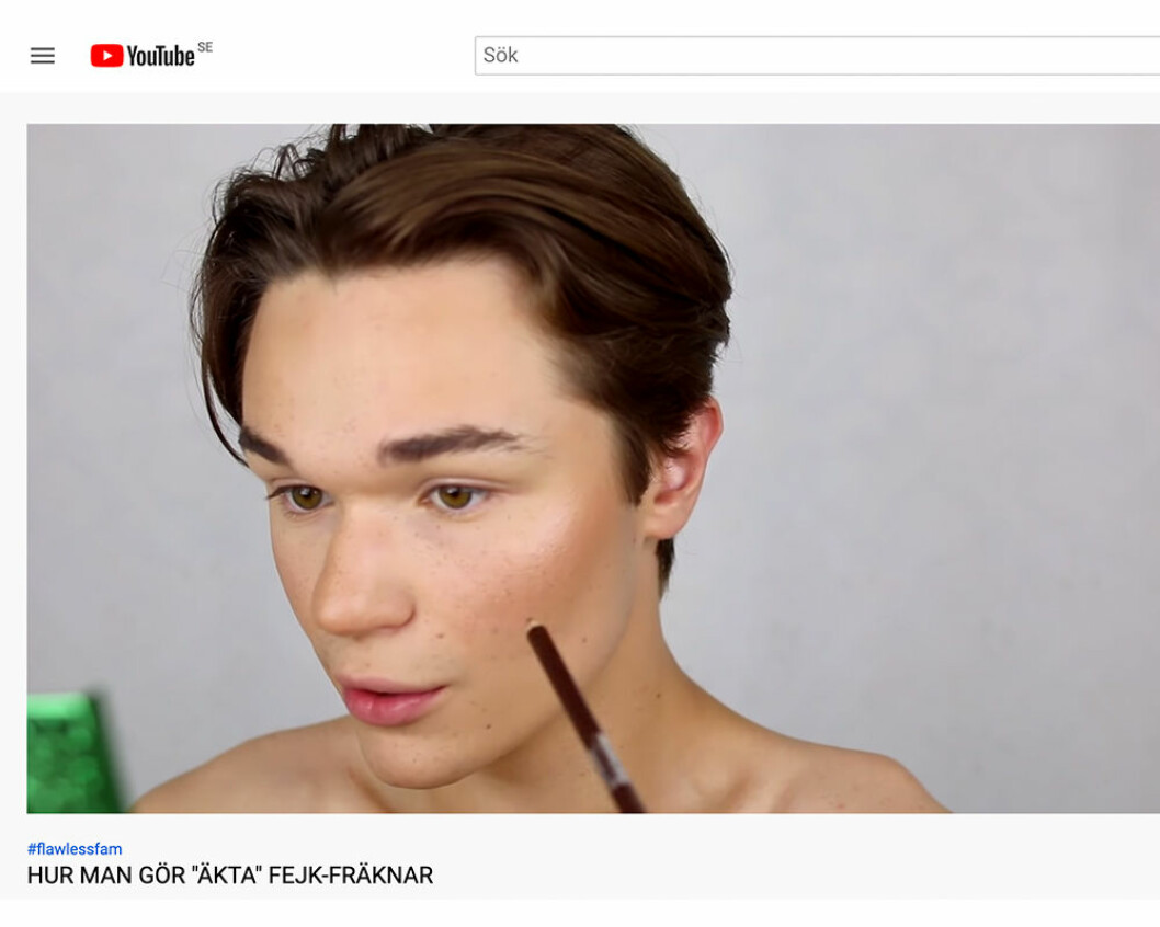 Fejkade fräknar med thomas sekelius