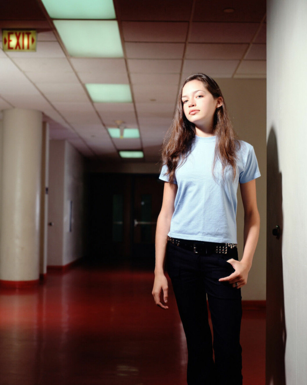 Portrait of a teenage girl