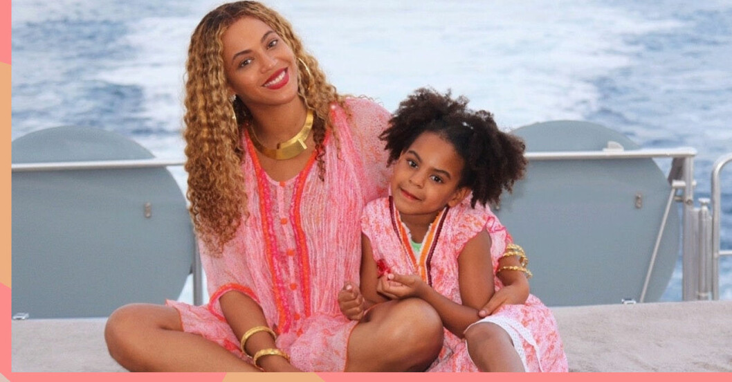Beyonce och dottern Blue Ivy.
