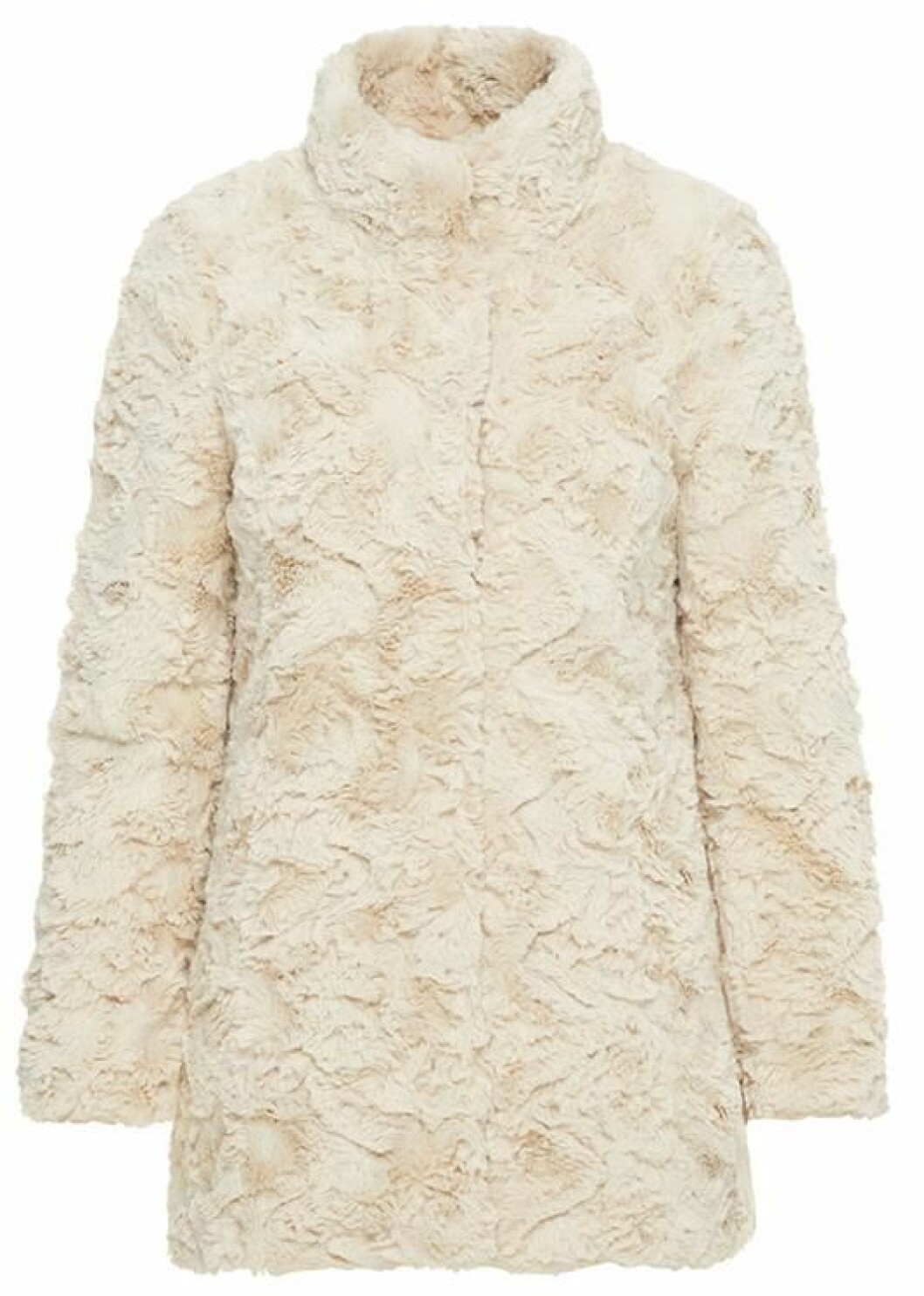 Beige fuskpäls