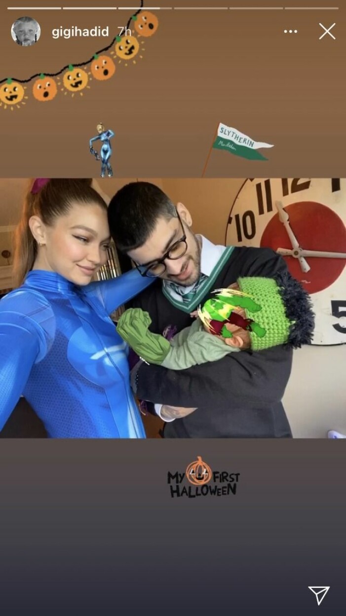 Skärmdump från Instagram Story.