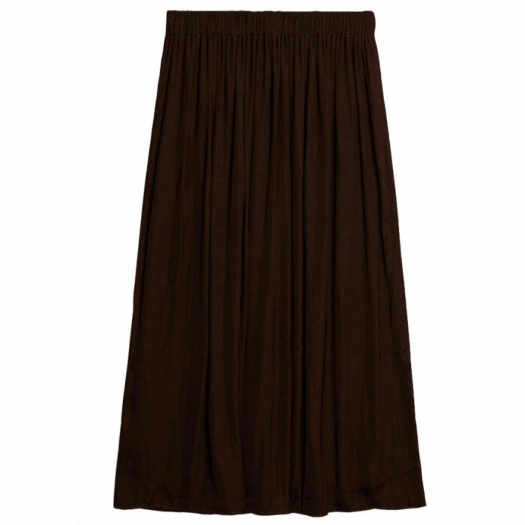 Brun midkjol från Gina tricot
