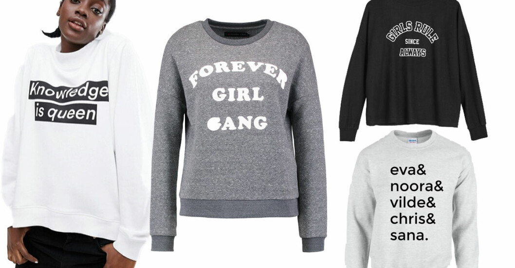 Girl power-tröjorna du kommer vilja ha